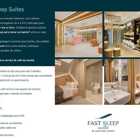Fast Sleep Suites By Slaviero Hoteis - Hotel Dentro Do Aeroporto De Guarulhos - Terminal 2 - Desembarque Oeste Екстер'єр фото